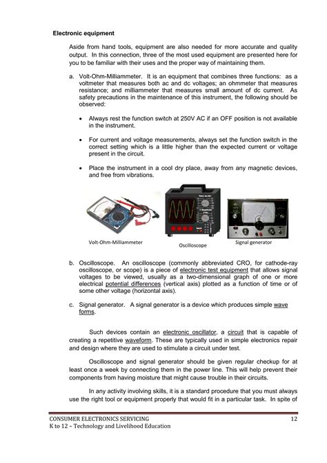 k to 12 electronics learning module grade 10 pdf|Download: K to 12 Electrical Installation and .